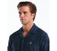 Original Penguin Men's Floral Button Front Short-Sleeve Shirt