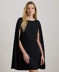 Lauren Ralph Women's Georgette Cape Dress