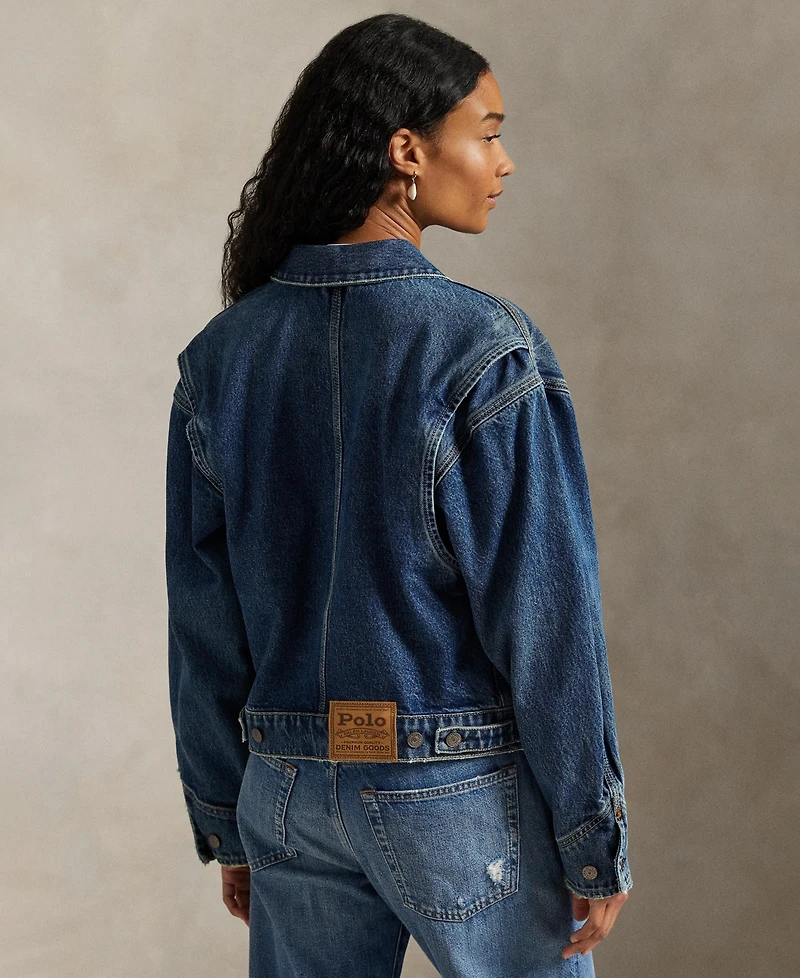 Polo Ralph Lauren Women's Spread Collar Denim Jacket
