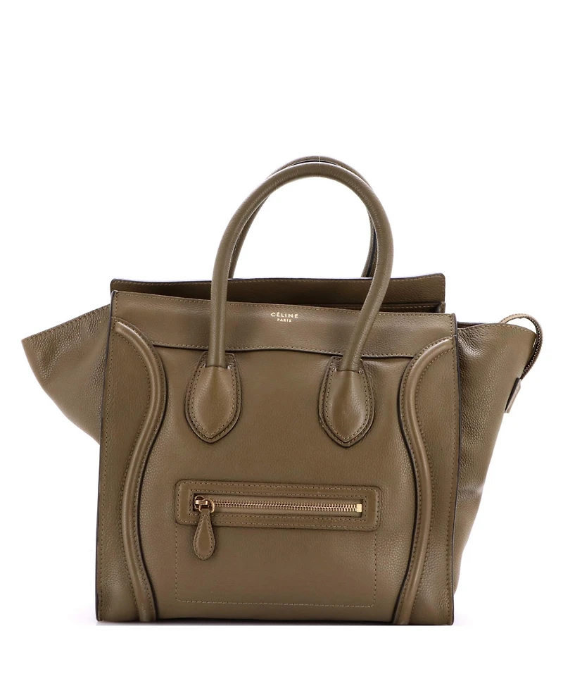 Pre-Owned Celine Mini Luggage Bag Grainy Leather