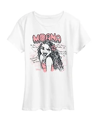 Hybrid Apparel Plus Moana Sketch Graphic T-Shirt