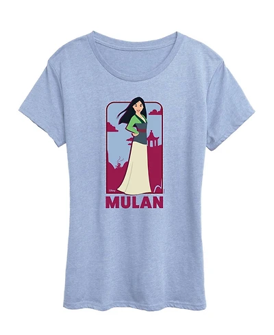 Hybrid Apparel Plus Disney Princess Mulan Graphic T-Shirt