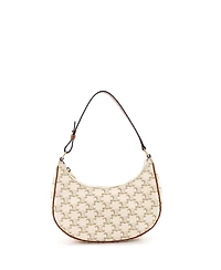 Pre-Owned Celine Ava Bag Triomphe Coated Canvas
