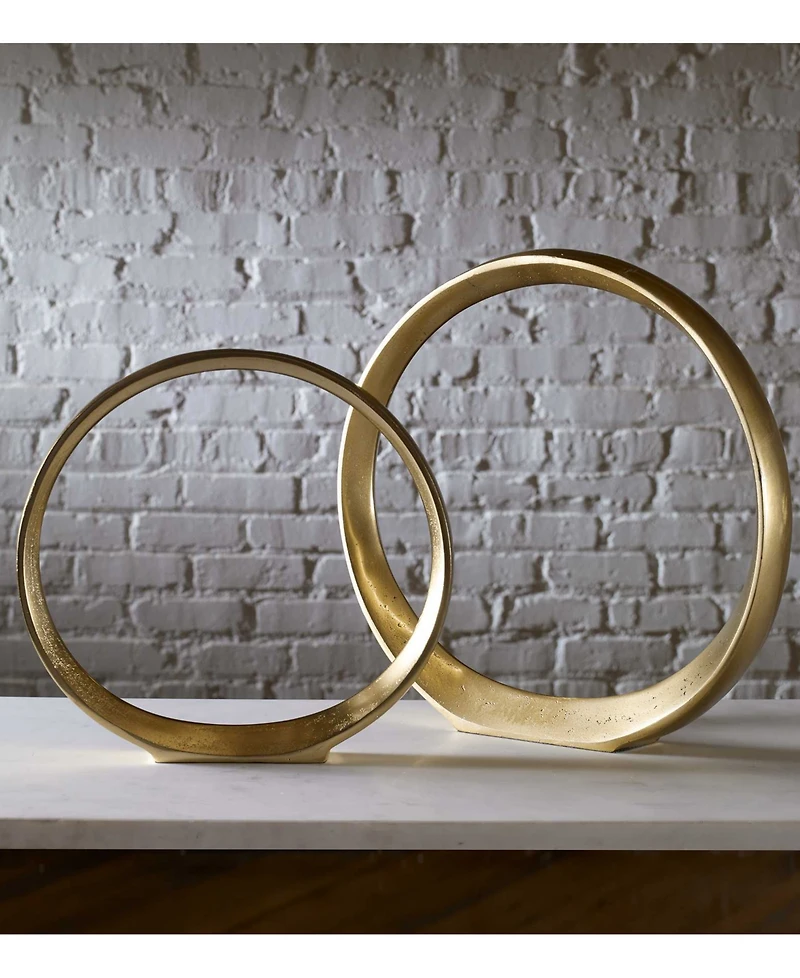 Uttermost Jimena Ring Sculptures, Set of 2