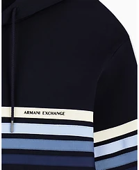 A|X Armani Exchange Men's 4 Stripes Hoodie