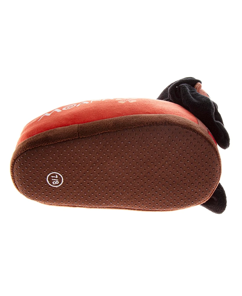 Disney Toddler Moana Plush Slippers Soft Cozy Warm Island Princess Comfort Fit NonSlip Sole (Toddler 5-10 / 11-1)