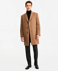 Nautica Men's Classic-Fit Camber Wool Overcoat
