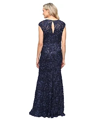 Alex Evenings Petite Sequin Sweetheart Wrap Gown