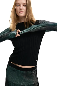 Desigual Women's Fine Pleated Sweater
