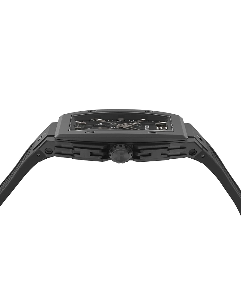 Ferragamo Men's Black Stainless Steel Bracelet Watch, 42mm