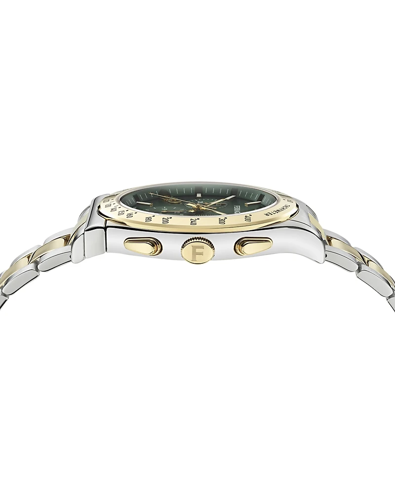Ferragamo Men's Two-Tone Stainless Steel Bracelet Watch, 42mm
