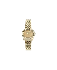Ferragamo Women's Gold Stainless Steel Bracelet Watch, 23mm