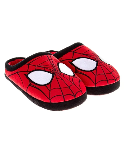 Spider-Man Toddler Marvel Spiderman Slippers Cozy, Plush, and Fun House Footwear