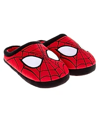 Spider-Man Toddler Marvel Spiderman Slippers Cozy, Plush, and Fun House Footwear