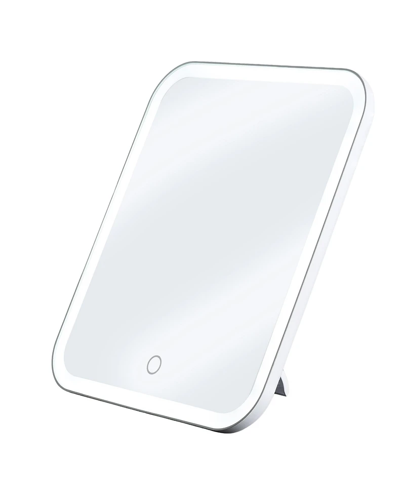 iHome Led Lighted Travel Makeup Bag with Adjustable Mirror Stand