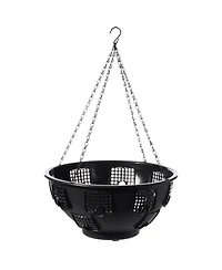 Gardenised Durable Plastic Lace Ultimate Hanging Baskets Tomato, Flower, and Herb Outdoor Flower Planter