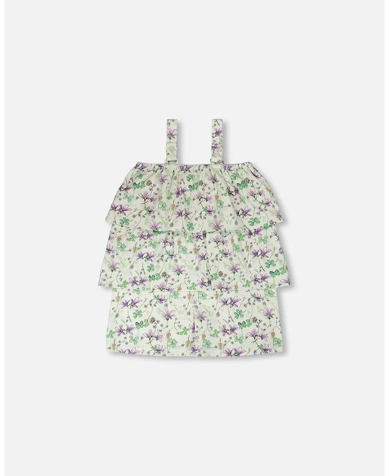 Deux par Deux Little Girls Jersey Romper