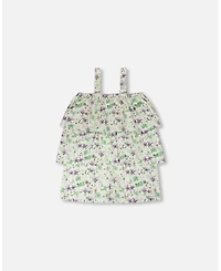 Deux par Deux Little Girls Jersey Romper