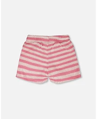 Deux par Deux Little Girls Striped Shorts