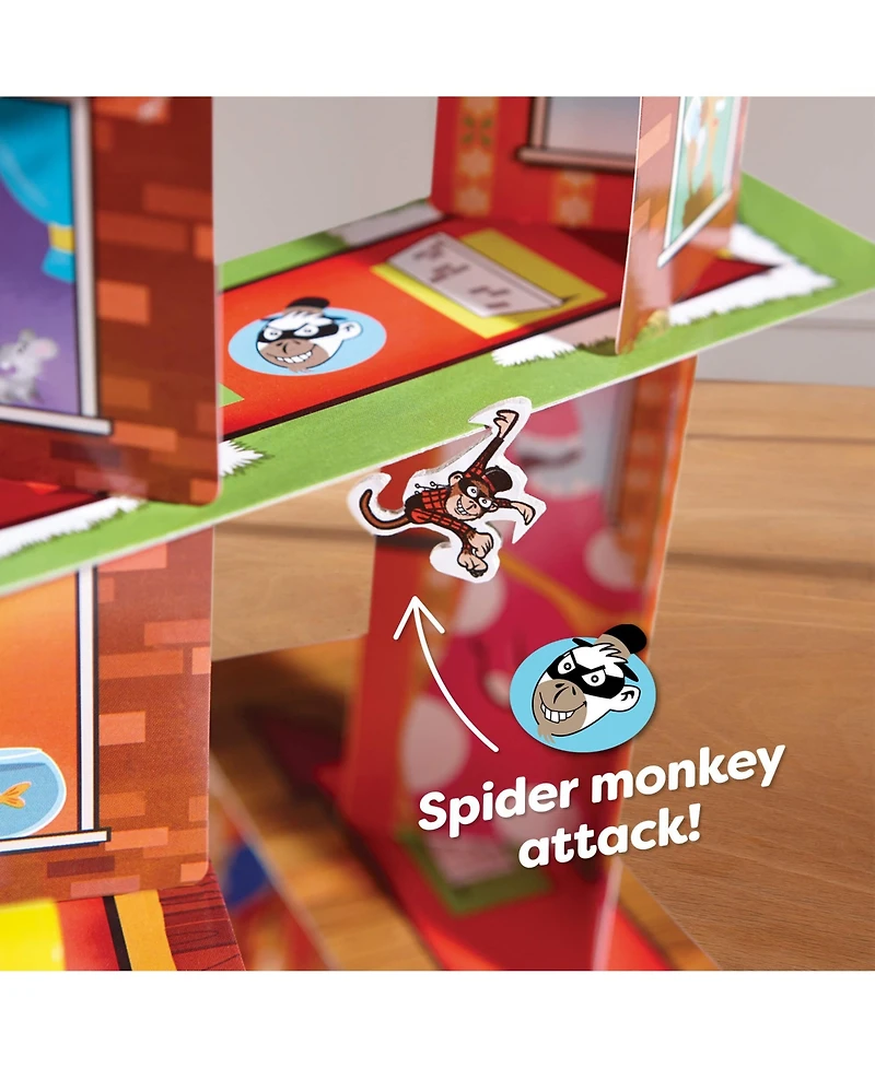 Haba Rhino Hero Super Battle - Exciting 3D Stacking Board Game for Kids and Adults, Fun Family Games, Stacking Card Games for Kids, Made in Germany