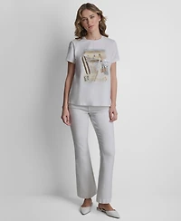 Dkny Women's Short-Sleeve Graphic T-Shirt