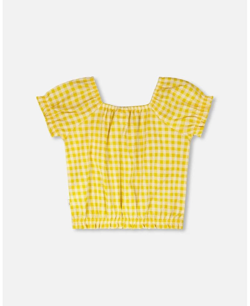 Deux par Deux Little Girls Peasant Top