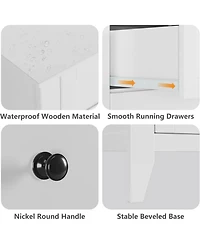 gaomon 54" Wide 6-Drawer Modern Dresser, Deep Drawers for Bedroom