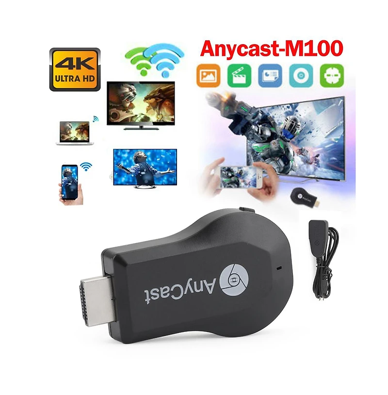 Artudatech 4K Wireless Tv Stick – Screen Mirroring Receiver for Phones, Tablets & Laptops