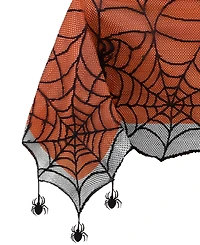 Elrene Crawling Web Lace Halloween Tablecloth, 52" x 52"