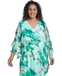 Calvin Klein Plus V-Neck Shift Dress