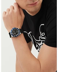 Philipp Plein Men's Aquastorm Silver Stainless Steel Bracelet Watch, 44mm