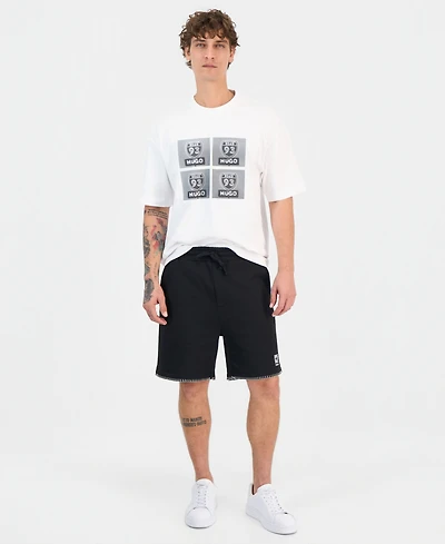 Hugo Boss Men's Daronso Cotton Drawstring 7" Shorts