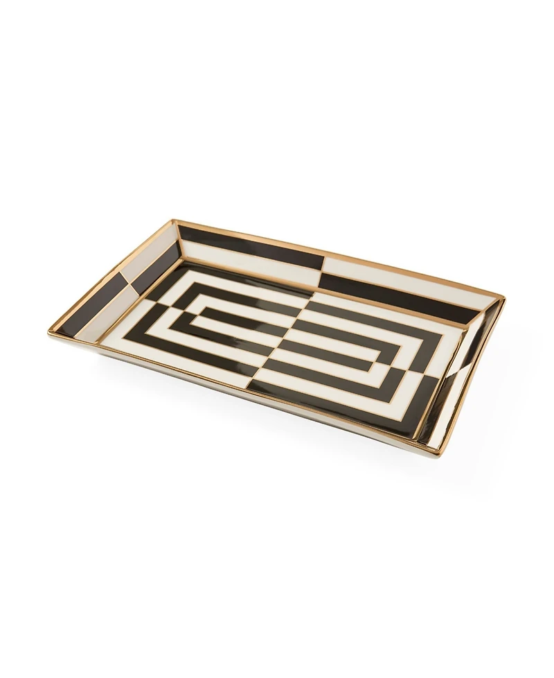 Jonathan Adler Op Art 13.38" Rectangle Serving Tray