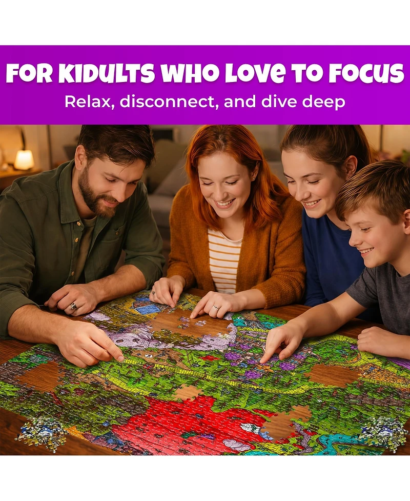 Quokka 1000 Piece Puzzle for Adults Hood — Fantasy Adult Puzzles with Secret Tasks & Fairy Tale Audio Story Deep Relaxation