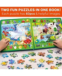 Quokka Magnetic Puzzles for Toddlers 3-5 – Search and Find 2 Pack, 60 Pieces Each