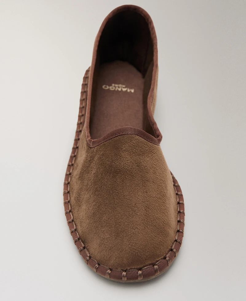 Mango Women's Velour Shoes