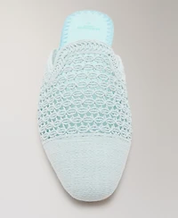 Mango Women's Crochet Mule Slippers