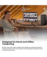 Hp OmniDesk Tower Desktop Amd Ryzen 7 64GB Ram Amd Radeon Graphics 2TB Ssd Storage Windows 11 Home
