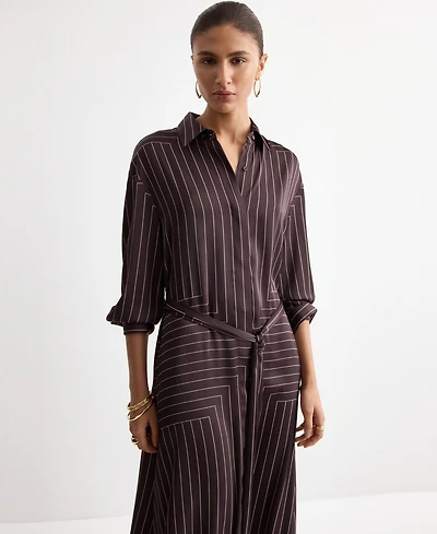 Mango Women's Printed Shirt Dress