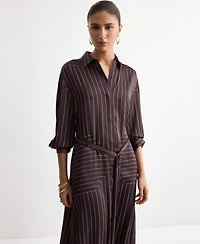 Mango Women's Printed Shirt Dress