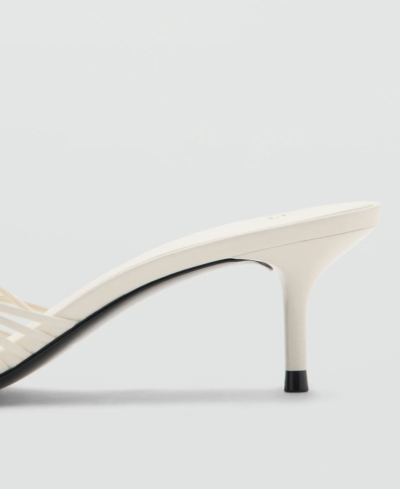 Mango Women's Straps Heeled Sandals