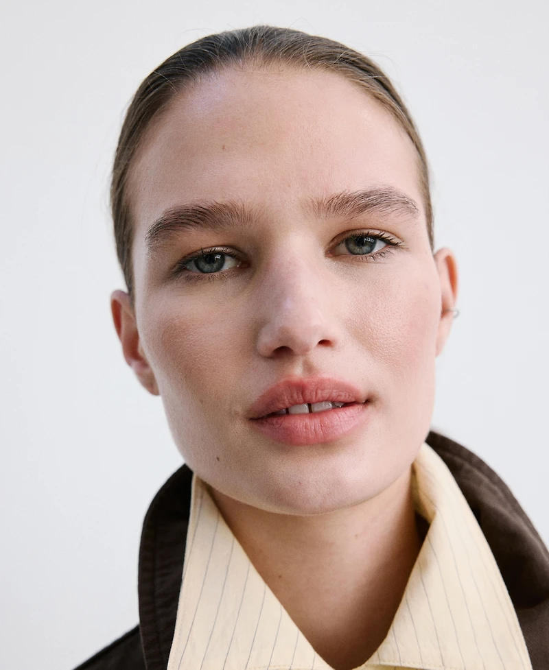 Mango Women's Pockets Oversized Denim Barn Jacket