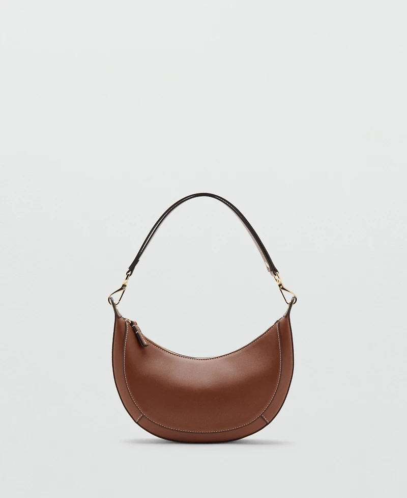 Mango Women's Oval Shoulder Bag