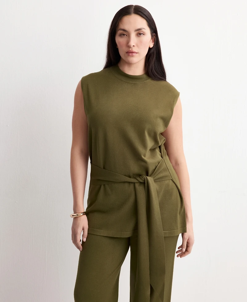 Mango Women's Fine-Knit Straight-Fit Pants