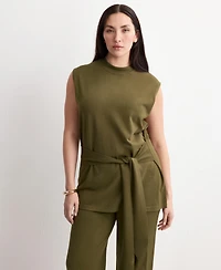 Mango Women's Fine-Knit Straight-Fit Pants