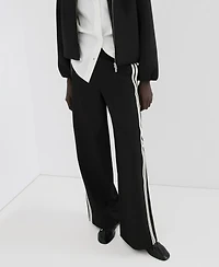 Mango Women's Combined Striped Pants