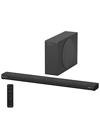 Audiosource 2.1 Soundbar, Wireless Subwoofer w/Dolby Atmos, Bluetooth Streaming for Smart Tv and Multi-Devices, Compact Design, 240W Max Output