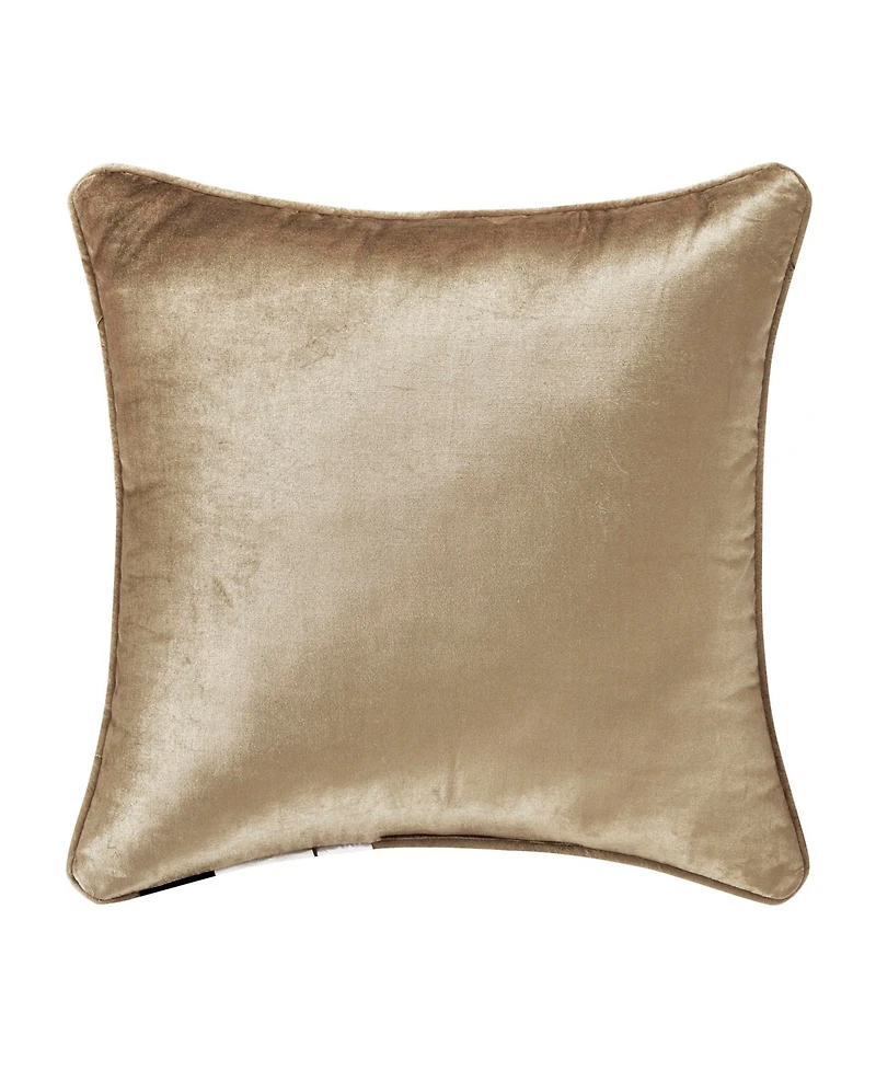 J Queen New York Sandstone Embellished Decorative Pillow, 18" x 18"