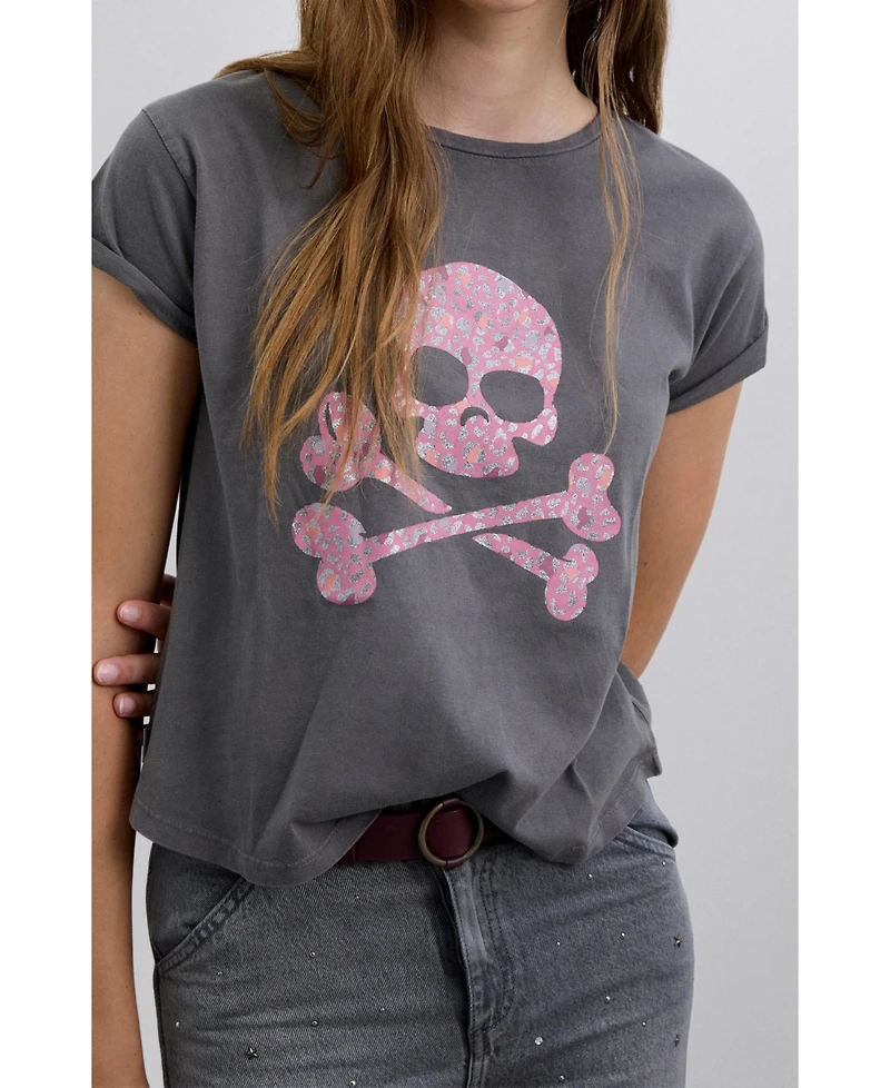 Scalpers Little Girls Leoskulltee