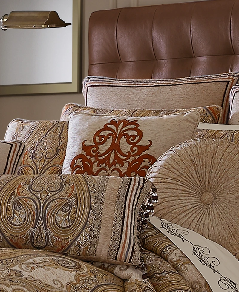 J Queen New York Luciana Embellished Decorative Pillow, 18" x